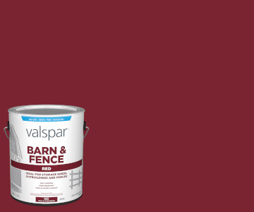Valspar 3125-70 Barn and Fence Latex Paint, 5-Gallon, White - Household  Wood Stains 